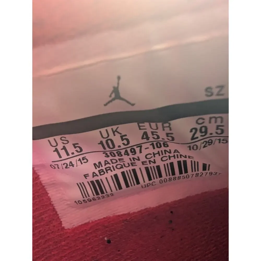Jordan 4 Retro alternate 89 2016 Mid Size 11.5 Missing 1 Wing Flap Beaters/parts